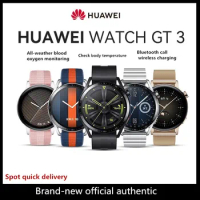Original Huawei HUAWEI WATCH GT 3 Smart Watch Bluetooth Call Application Download NFC Payment HarmonyOS GT3 Watch