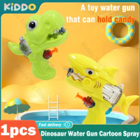 Dinosaur Water Gun Cartoon Summer Beach Bathroom Spray Baby Bath Toys for Kids Boys Girls Swimming Guns Toy for Children Gifts