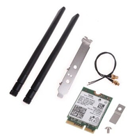 High Speed Wifi 6 Card AX201 AX201NGW Killer1650i DualBand Wireless Card 2400Mbps BT5.0 for Windows10 NetworkCard