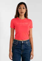 Superdry Code Graphic Embroidered Tiny Tee - Superdry Code
