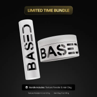 (CohesionShop44op6)BASED Matte Texture Duo | Texture Powder + Texture Clay | Matte Finish & Strong H