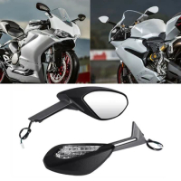 Side Turn Signals Mirrors Kit Rear View Mirror For Ducati 959 1299 Panigale S 2015 2016 Motorcycle Mirror
