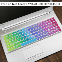 Laptop keyboard Cover Protector Skin For LENOVO Ideapad 15.6Inch Y50-70 G50-80 700-15ISK Y700-15 Y700 700-15 z510 z50 Y500