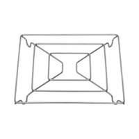 ที่รองของร้อนสเตนเลสทรงเหลี่ยม (เล็ก) รุ่น KWH-A004 ขนาด 20 x 20 x 1.5 ซม.