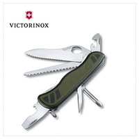 VICTORINOX 瑞士維氏 瑞士刀 Swiss Soldiers Knife 111mm/10用 墨綠黑邊 0.8461.MWCH
