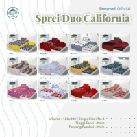 California - Sprei Rumbai sorong  Duo 120x200