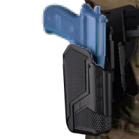 Tactical Quick Pull Gun Holster Adjustable Outdoor Hunting Shooting Waist Belt Holsters Universal Airsoft Pistols Gun Holster
