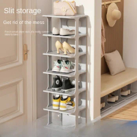 Cream Style Multi-layer Shoe Rack, Simple Household Shoe Cabinet, Corner Shoe Shelf, Large Capacity Storage Rack