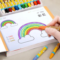 48 Pages Coloring Books For Kids Funny Drawing Book Preschool Education Stationery Toys Step-By-Step Painting Baby Gift