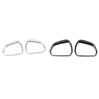 For Ford EVOS 2022 ABS Car Rearview Mirror Rain Eyebrow Cover Trim Frame Moldings Decoration Stickers Accessories