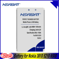 HSABAT 1350mAh BLB-2 Battery for Nokia 3610 5210 6500 6510 7650 8210 8250 8310 8850 8890 8910
