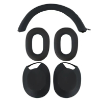 1 Pair Silicone Ear Pads Cushion Cover For Sony WH-1000XM5 Headphone Headsets EarPads Earmuff Protective Case Sleeve Replacement