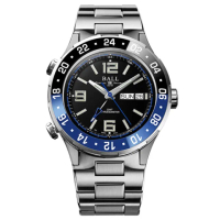 【BALL 波爾】天文台認證 GMT陶瓷圈 鈦金屬 限量機械腕錶 DG3030B-S1CJ-BK