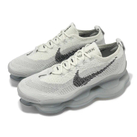 【NIKE 耐吉】慢跑鞋 Air Max Scorpion Flyknit SE 男鞋 灰 黑 氣墊 厚底 緩衝(FQ2694-001)