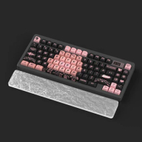ECHOME Acrylic Wrist Rest Mechanical Keyboard Marble Palm Rest Comfortable Rainy75 Wrist Guard Office Gaming Accessories Support
