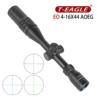 EO4-16x44 AOHK Tactical Riflescope Spotting Scope For Rifle Hunting Optical Collimator Gun Sight With Illumination
