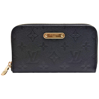 LV M12425 經典Margot系列 Empreinte皮革拉鍊中夾(黑色)