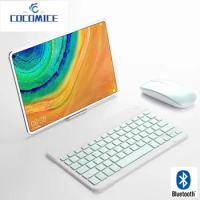 10 inch Tablet Wireless Keyboard For iPad Pro Samsung Galaxy Tab S6 Bluetooth Keyboard For iPad 8th 7th Android IOS Windows PC