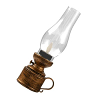 LED Kerosene Lamp Decorative Oil Lamp Table Electronic Plastic Kerosene Oil Lamp