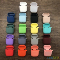 Simple Soft Silicone Cases For Apple Airpods 1/2 Protective Case Bluetooth Wireless Earphone Cover For Apple Air Pods Cheap Case