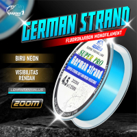 KAPTEN FISHING Tali Pancing Germany Nilon Biru 200m Senar Pancing Kuat Anti Keriting ORI