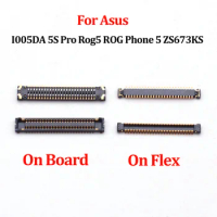 2Pcs Usb Charger Flex Inner FPC Sim Card Reader Board Holder Connector Plug For Asus I005DA 5S Pro Rog5 ROG Phone 5 ZS673KS