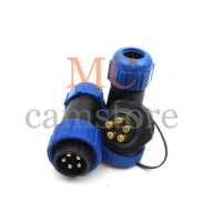 SP21 waterproof Connector 5 pins, No need to weld waterproof connectors, ip68 LED connector, IP68, Current Rating 30A