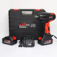 JLD 650NM impact baterai Brushless 88VF Impact Wrench cordless bisa bolak balik 13MM Mesin bor impac