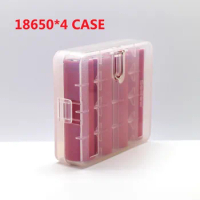 Soshine 18650 Battery Holder Case Box 4X 18650 Battery Storage Box Case for 18650 Battery with Hook Holder