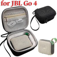 Portable Storage Bag Shockproof Travel Protective Case Anti-scratch Speaker Carrying Bag with Hand Rope &amp; Carabiner for jbl Go 4