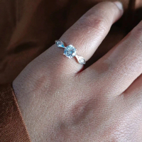 cincin Perak / Silver Asli S925 permata zircon