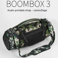Jbl Boombox 3 Waterproof Portable Bluetooth Speaker Shoulder Strap Side Cover Travel Bag For Jbl Boombox 3 silica gel material