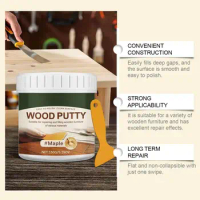 Wood Filler 150g Stainable Wood Crack Filler Wood Furniture Repair Kit Touch Up Wood Putty Wood Caul