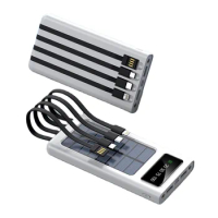True Solar Power Bank Fast Charging Portable Powerbank Waterproof External Battery Solar Panels 10000mah Phone Charger