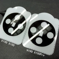 For vivo X100 X90 X90s Pro X Flip Fold2 Camera Black Plating Silk Screen Printing Lens 9H Tempered Glass Protector Film Guard