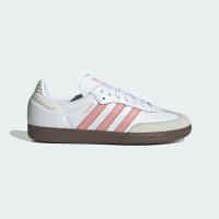 【adidas 愛迪達】Samba Og W 女 運動休閒鞋 舒適 白 粉紅(JI2677)