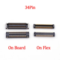 2Pcs 34pin LCD Display FPC Connector On Board For Huawei P40 Lite 5G/P30 Lite Honor 30S 20 20I/20 Pro/V20 Screen Flex Plug Port