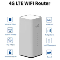 4G SIM Card WIFI Router 4G LTE CPE 300Mbps Wireless Router CAT4 32 Wifi Users RJ45 WAN LAN Indoor Wireless Modem Hotspot Dongle