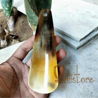 Shoehorn sendok sepatu bahan tanduk sapi asli.alat bantu pasang sepatu