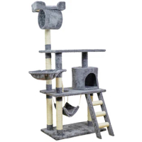 2021 New Design Cat Scratch Tree Customized Cat Tower Tree Luxury Large Cat Tree House Tower