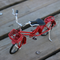 仿真自行車車模 老式自行車模型 車模玩具 小清新自行車收藏禮物