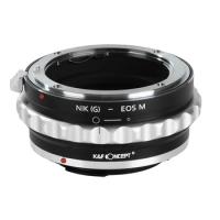 K&amp;F Concept NIK(G)-EOS M Adapter for Nikon G mount lens to Canon EOS M camera M1 M2 M3 M5 M6 M50 M100 Lens Adapter