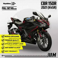 Hayaidesu New CBR 150R K45R 2021 Body Protector Full Set Cover HITAM