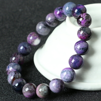 親寶水晶天然皇家紫舒俱來手鏈女款 南非蘇紀石手串單圈飾品禮物