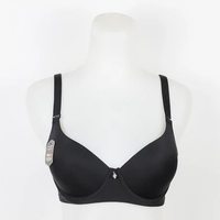 Scelta - Bra Kait 4 Big Size Bh Kawat Busa Tipis Tali Kait Lebar 4 Step Bh Sce Pb1907 Hitam 38