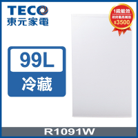 TECO東元 99公升 1級定頻單門電冰箱 R1091W