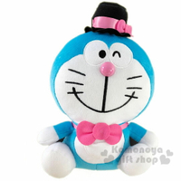 小禮堂 哆啦A夢 x Hello Kitty 絨毛玩偶娃娃《L.粉藍》玩具.擺飾