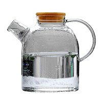 北歐風大容量耐熱玻璃壺/果汁壺1800ml(BY-GK04)