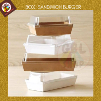 Kotak Kue Kertas Kraft Mika 6x11,5 Kotak Untuk Roti Bolu Donat ( 10pcs )