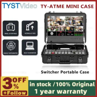 TYST video TY-ATEM MINI CASE Switcher Portable case build-in monitor 15.6'' 16:9 250cd/m² for Blackmagic Design ATEM